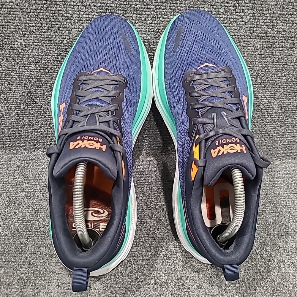 Hoka Bondi 8  Womens Sz 10.5 B‎ Outer Space Bellwether Blue Running 1127952 OSBB - Picture 6 of 16